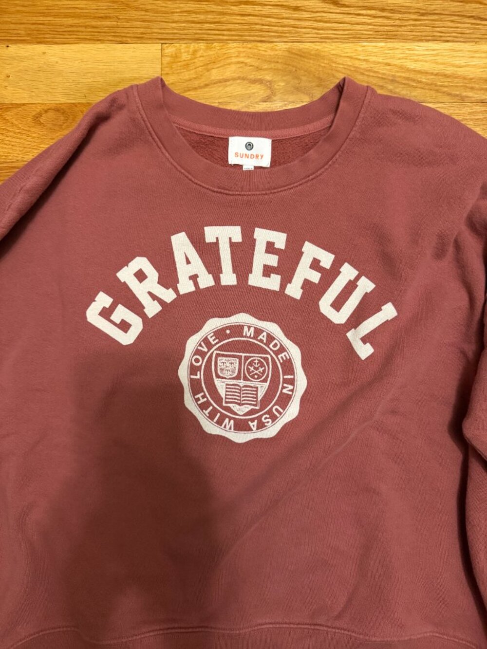 Sundry Grateful Graphic Sweatshirt - Picture 7 of 11